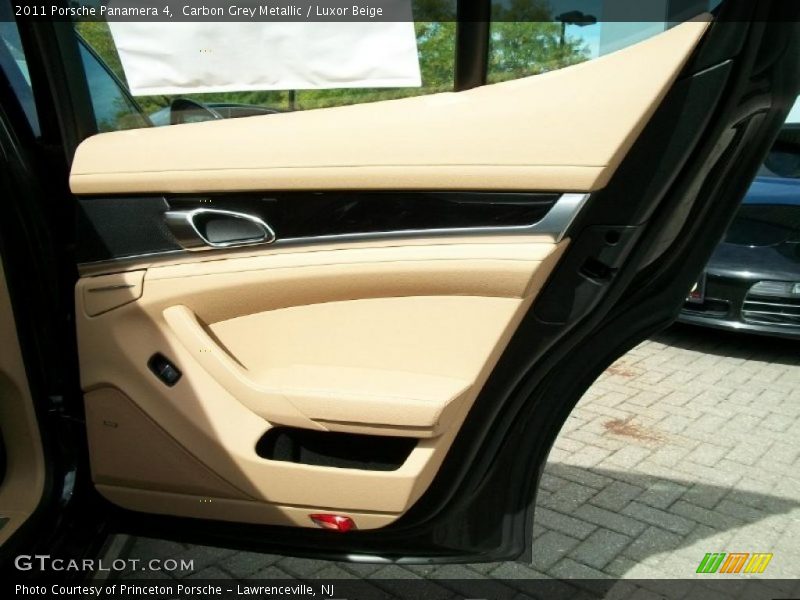 Carbon Grey Metallic / Luxor Beige 2011 Porsche Panamera 4