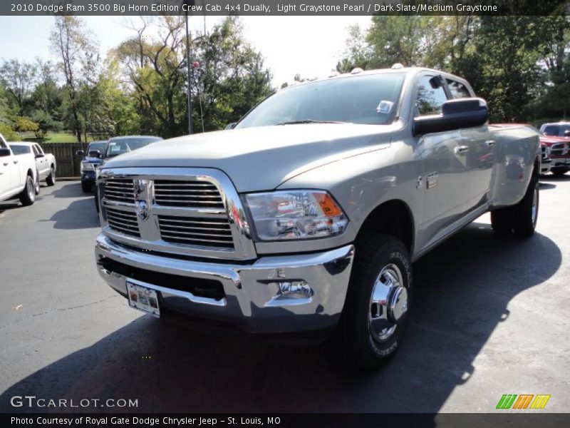Light Graystone Pearl / Dark Slate/Medium Graystone 2010 Dodge Ram 3500 Big Horn Edition Crew Cab 4x4 Dually