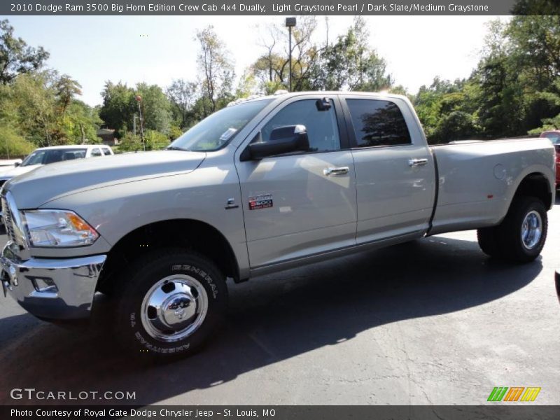 Light Graystone Pearl / Dark Slate/Medium Graystone 2010 Dodge Ram 3500 Big Horn Edition Crew Cab 4x4 Dually