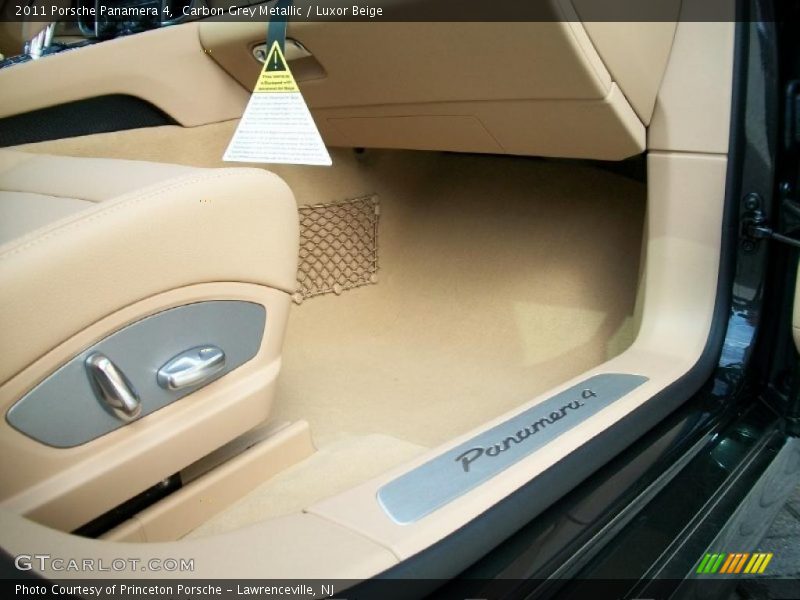 Carbon Grey Metallic / Luxor Beige 2011 Porsche Panamera 4