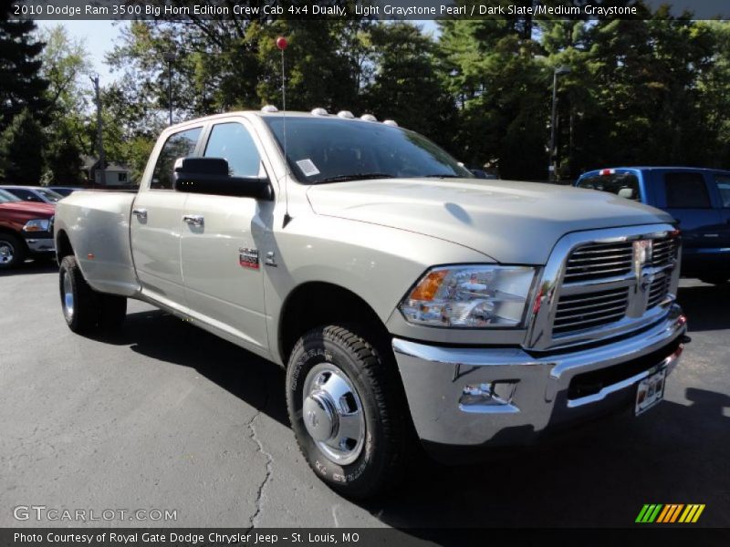 Light Graystone Pearl / Dark Slate/Medium Graystone 2010 Dodge Ram 3500 Big Horn Edition Crew Cab 4x4 Dually
