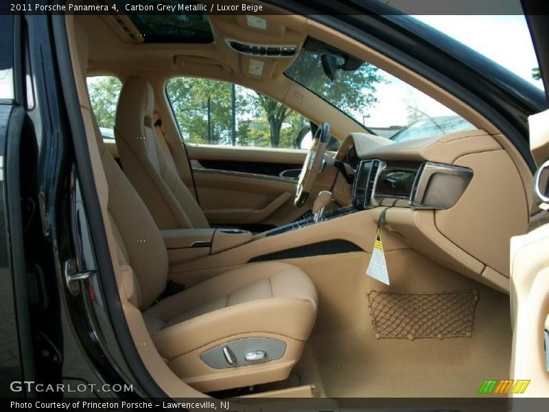 Carbon Grey Metallic / Luxor Beige 2011 Porsche Panamera 4