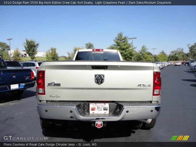 Light Graystone Pearl / Dark Slate/Medium Graystone 2010 Dodge Ram 3500 Big Horn Edition Crew Cab 4x4 Dually