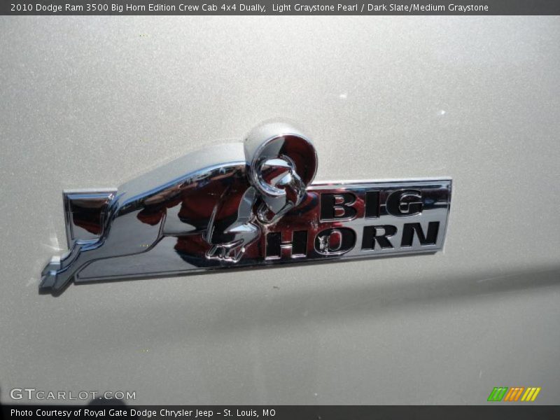 Light Graystone Pearl / Dark Slate/Medium Graystone 2010 Dodge Ram 3500 Big Horn Edition Crew Cab 4x4 Dually