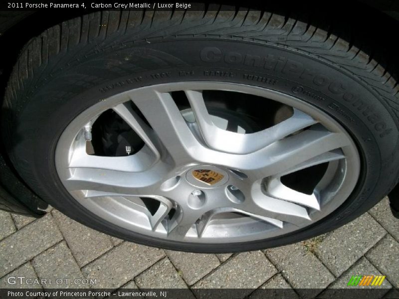 Carbon Grey Metallic / Luxor Beige 2011 Porsche Panamera 4