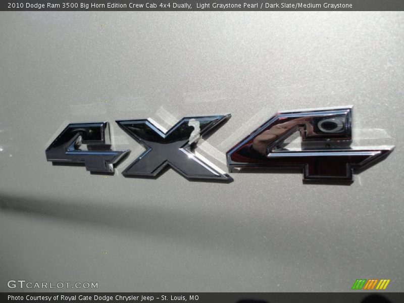 Light Graystone Pearl / Dark Slate/Medium Graystone 2010 Dodge Ram 3500 Big Horn Edition Crew Cab 4x4 Dually