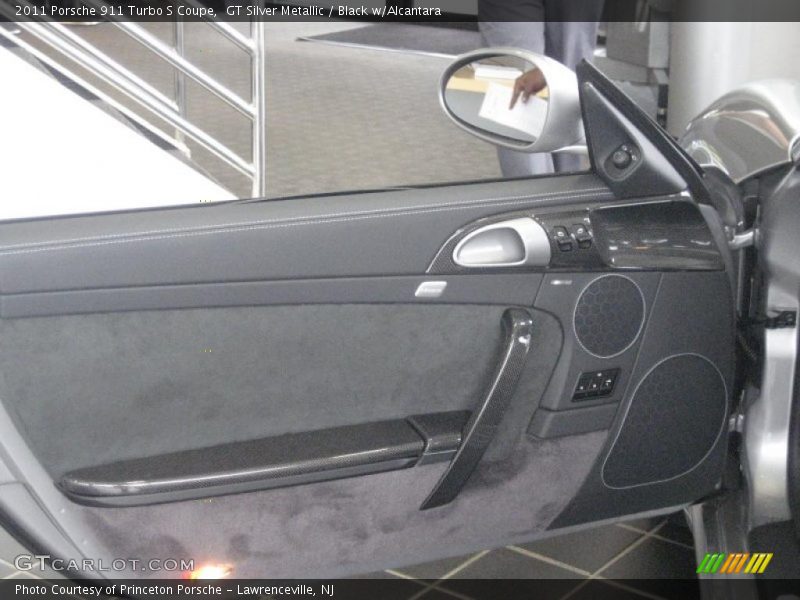 GT Silver Metallic / Black w/Alcantara 2011 Porsche 911 Turbo S Coupe