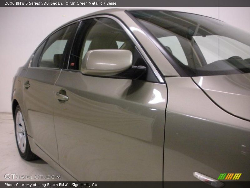 Olivin Green Metallic / Beige 2006 BMW 5 Series 530i Sedan