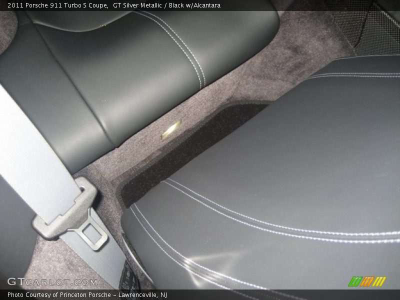 GT Silver Metallic / Black w/Alcantara 2011 Porsche 911 Turbo S Coupe