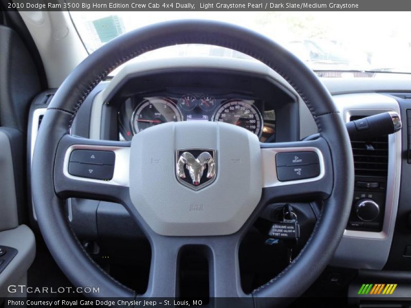 Light Graystone Pearl / Dark Slate/Medium Graystone 2010 Dodge Ram 3500 Big Horn Edition Crew Cab 4x4 Dually