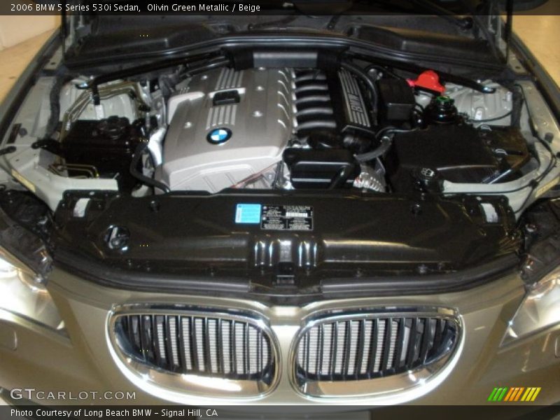 Olivin Green Metallic / Beige 2006 BMW 5 Series 530i Sedan