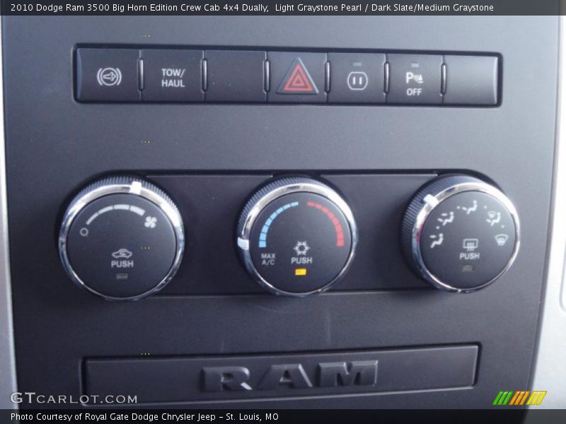 Light Graystone Pearl / Dark Slate/Medium Graystone 2010 Dodge Ram 3500 Big Horn Edition Crew Cab 4x4 Dually