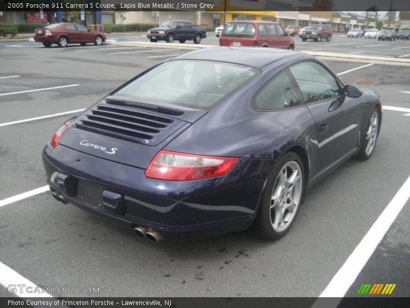 Lapis Blue Metallic / Stone Grey 2005 Porsche 911 Carrera S Coupe