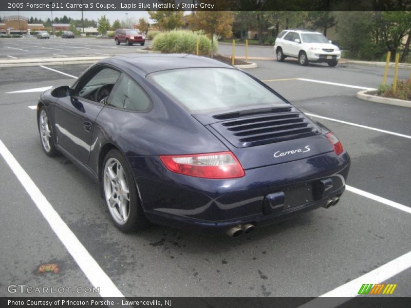 Lapis Blue Metallic / Stone Grey 2005 Porsche 911 Carrera S Coupe