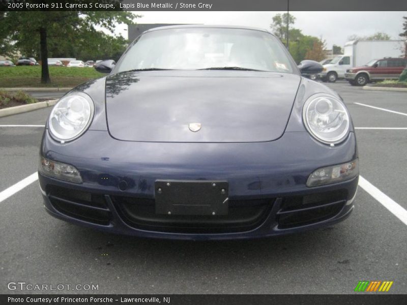 Lapis Blue Metallic / Stone Grey 2005 Porsche 911 Carrera S Coupe