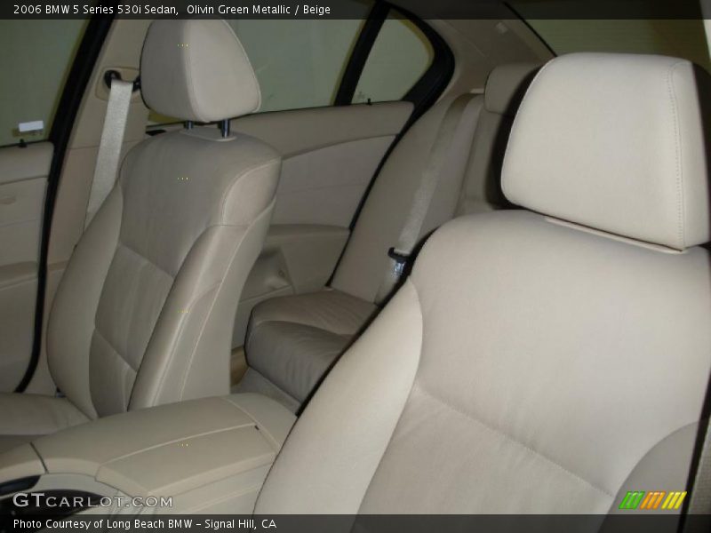 Olivin Green Metallic / Beige 2006 BMW 5 Series 530i Sedan