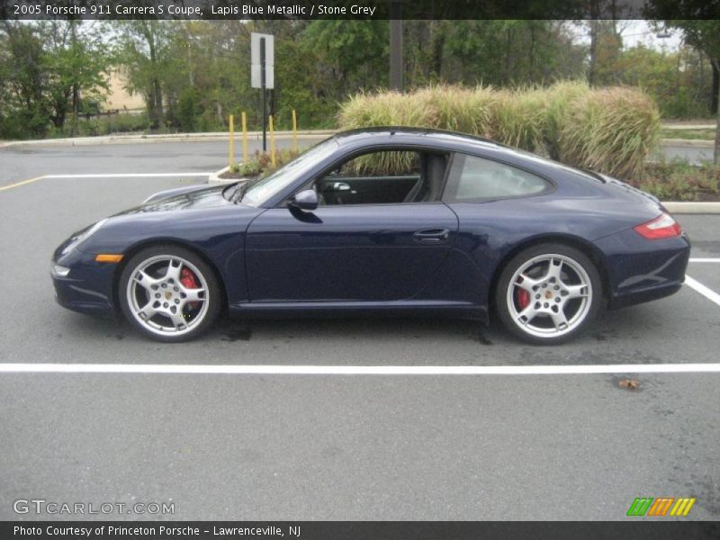 Lapis Blue Metallic / Stone Grey 2005 Porsche 911 Carrera S Coupe