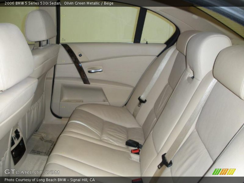 Olivin Green Metallic / Beige 2006 BMW 5 Series 530i Sedan