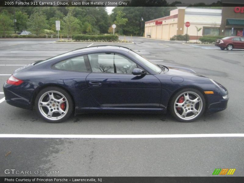 Lapis Blue Metallic / Stone Grey 2005 Porsche 911 Carrera S Coupe