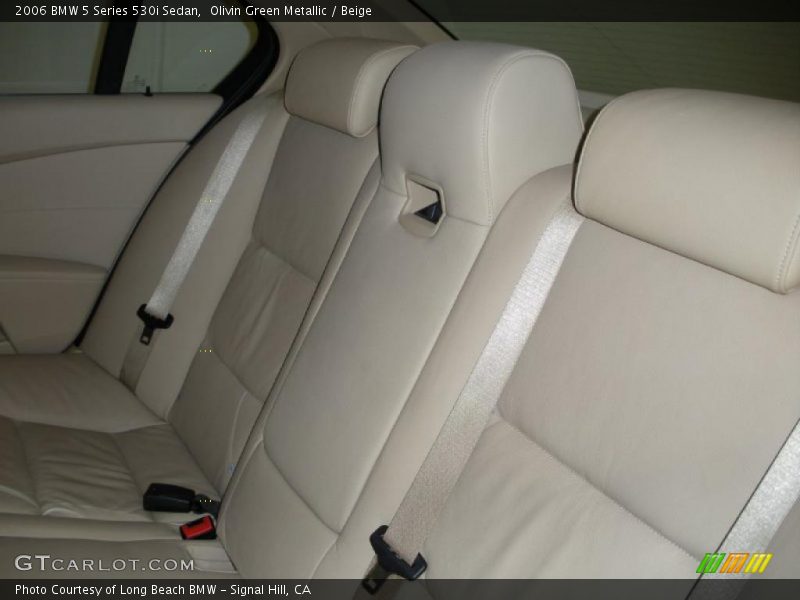 Olivin Green Metallic / Beige 2006 BMW 5 Series 530i Sedan