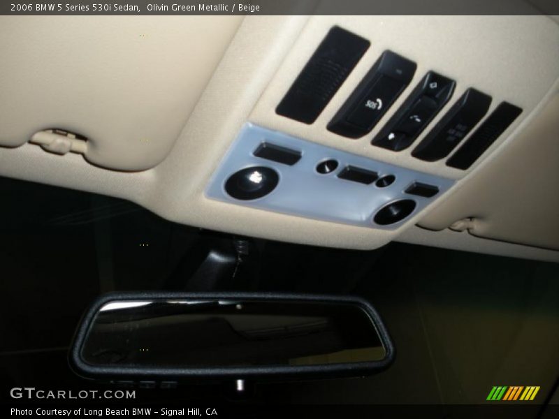 Olivin Green Metallic / Beige 2006 BMW 5 Series 530i Sedan