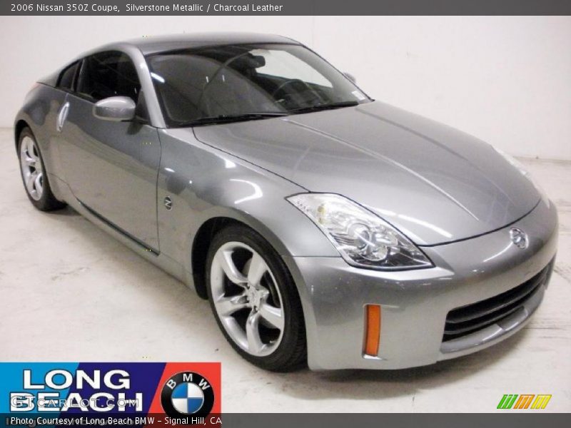 Silverstone Metallic / Charcoal Leather 2006 Nissan 350Z Coupe