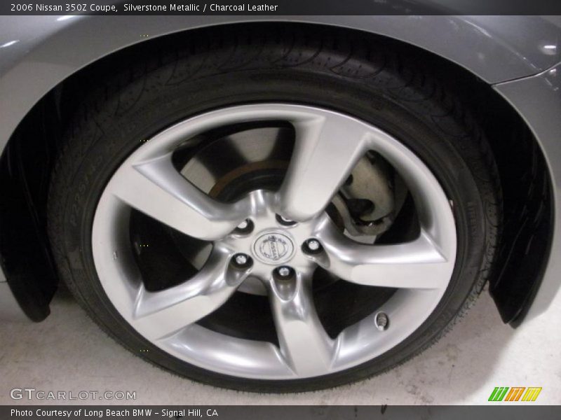 Silverstone Metallic / Charcoal Leather 2006 Nissan 350Z Coupe