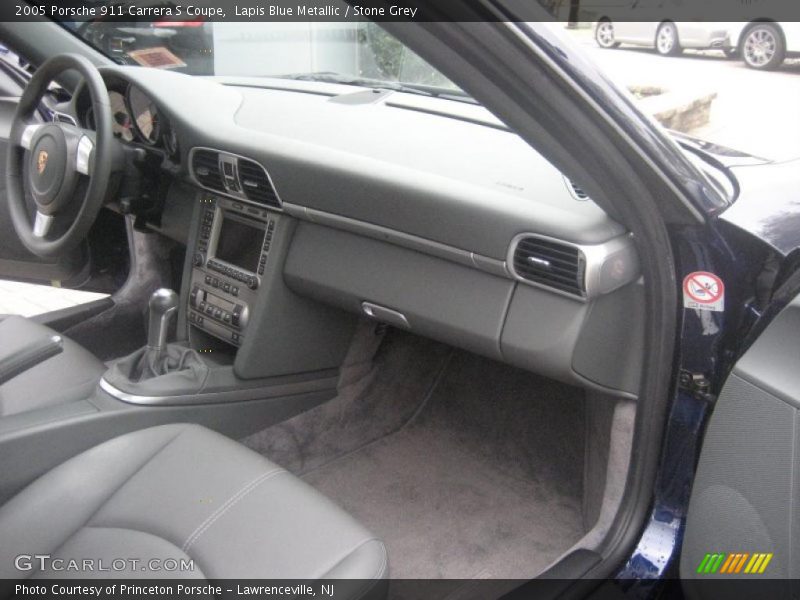 Lapis Blue Metallic / Stone Grey 2005 Porsche 911 Carrera S Coupe