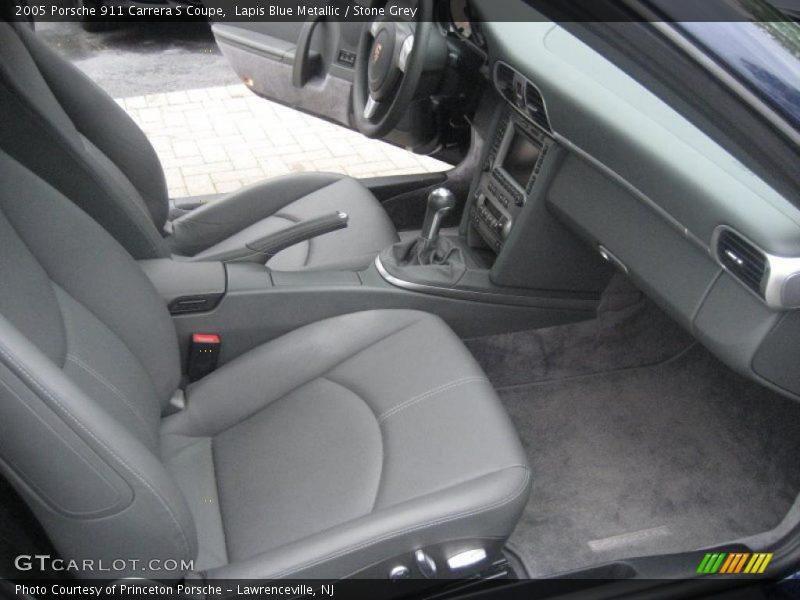 Lapis Blue Metallic / Stone Grey 2005 Porsche 911 Carrera S Coupe