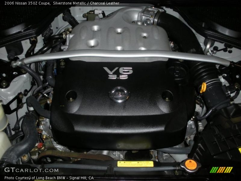 Silverstone Metallic / Charcoal Leather 2006 Nissan 350Z Coupe