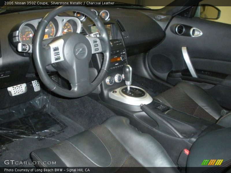 Silverstone Metallic / Charcoal Leather 2006 Nissan 350Z Coupe