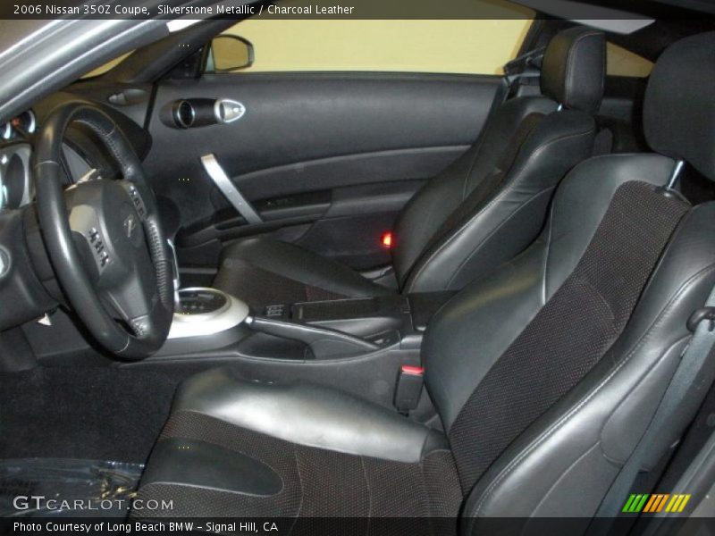 Silverstone Metallic / Charcoal Leather 2006 Nissan 350Z Coupe