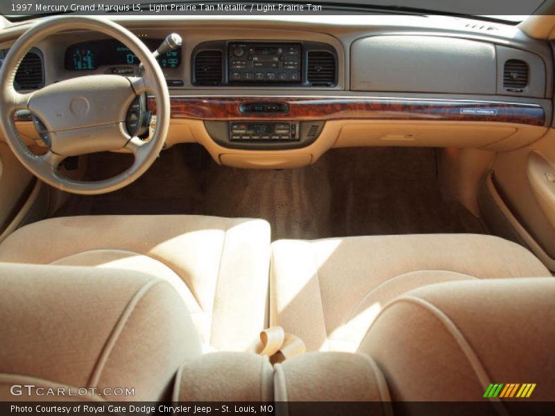 Light Prairie Tan Metallic / Light Prairie Tan 1997 Mercury Grand Marquis LS