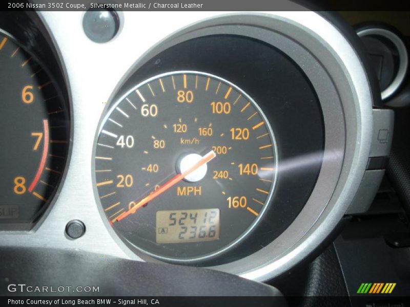 Silverstone Metallic / Charcoal Leather 2006 Nissan 350Z Coupe