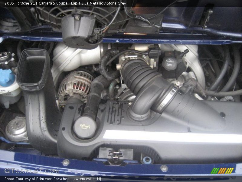 Lapis Blue Metallic / Stone Grey 2005 Porsche 911 Carrera S Coupe