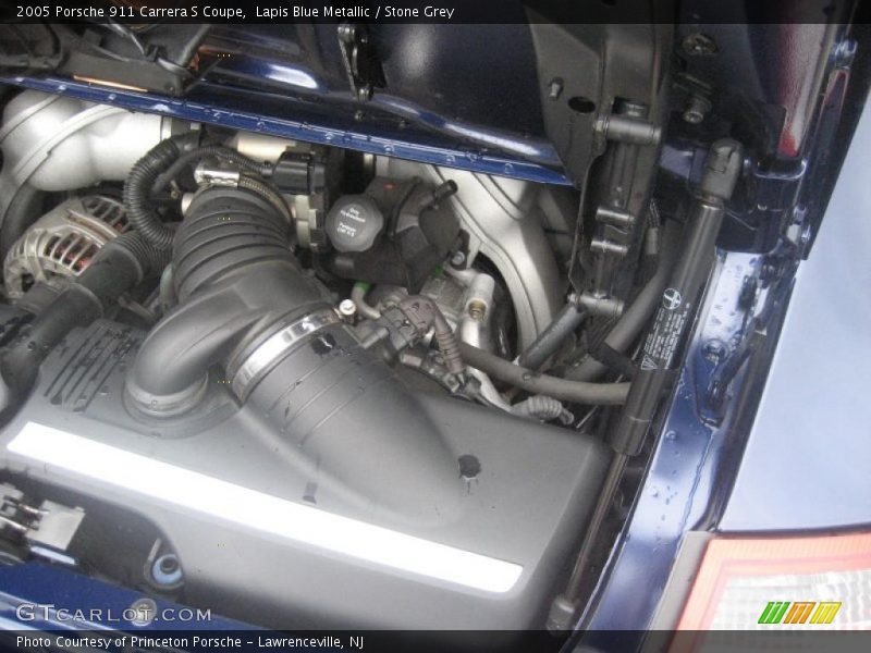 Lapis Blue Metallic / Stone Grey 2005 Porsche 911 Carrera S Coupe