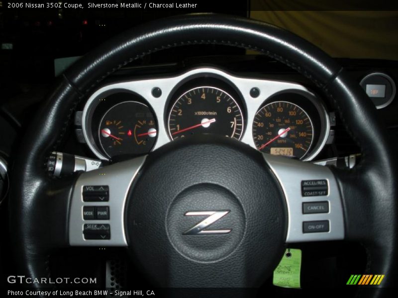 Silverstone Metallic / Charcoal Leather 2006 Nissan 350Z Coupe