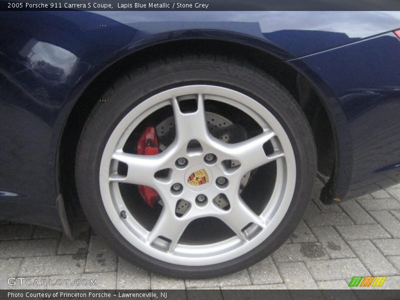 Lapis Blue Metallic / Stone Grey 2005 Porsche 911 Carrera S Coupe