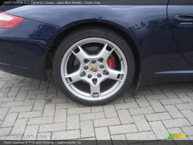 Lapis Blue Metallic / Stone Grey 2005 Porsche 911 Carrera S Coupe
