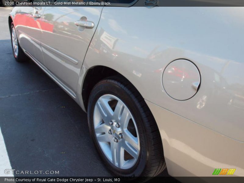 Gold Mist Metallic / Ebony Black 2008 Chevrolet Impala LT