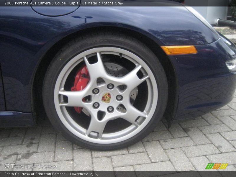 Lapis Blue Metallic / Stone Grey 2005 Porsche 911 Carrera S Coupe
