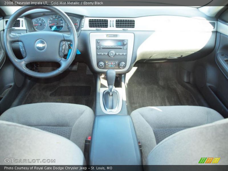 Gold Mist Metallic / Ebony Black 2008 Chevrolet Impala LT