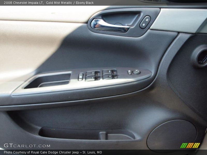 Gold Mist Metallic / Ebony Black 2008 Chevrolet Impala LT