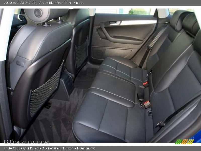 Aruba Blue Pearl Effect / Black 2010 Audi A3 2.0 TDI