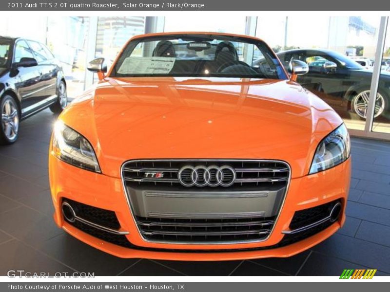 Solar Orange / Black/Orange 2011 Audi TT S 2.0T quattro Roadster