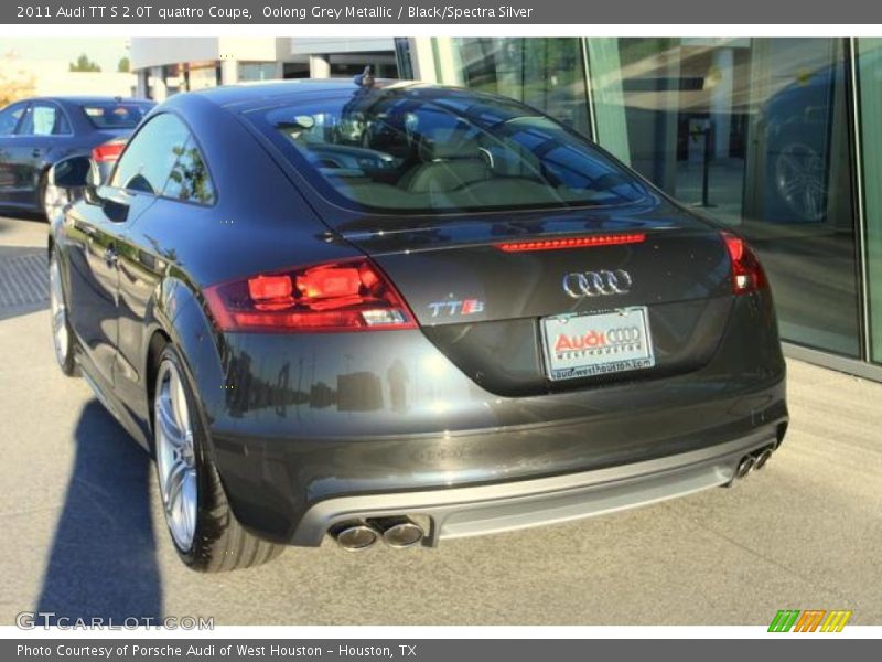 Oolong Grey Metallic / Black/Spectra Silver 2011 Audi TT S 2.0T quattro Coupe