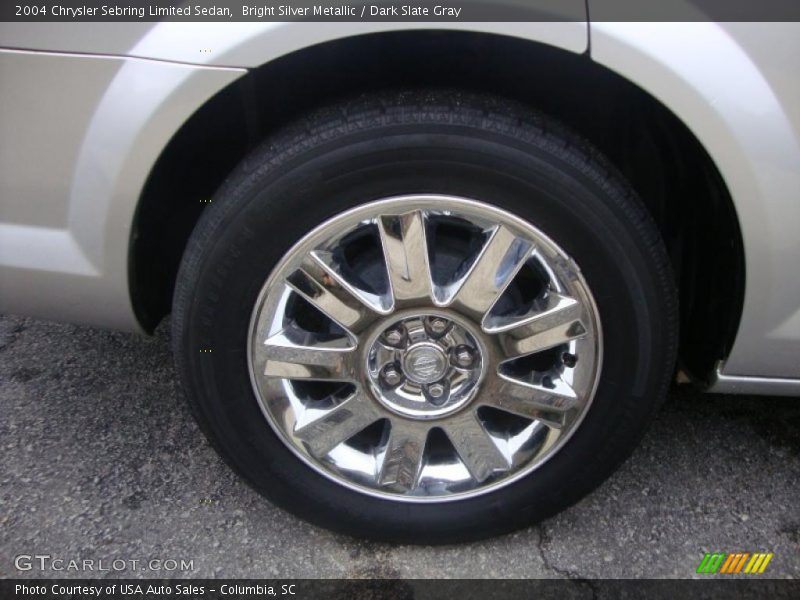 Bright Silver Metallic / Dark Slate Gray 2004 Chrysler Sebring Limited Sedan