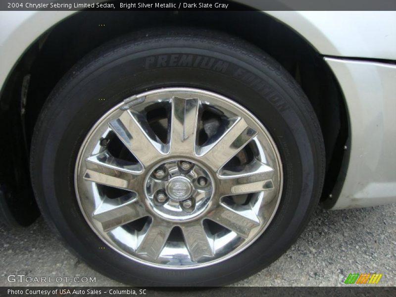 Bright Silver Metallic / Dark Slate Gray 2004 Chrysler Sebring Limited Sedan