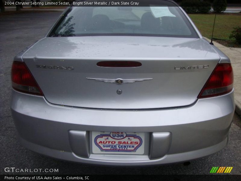 Bright Silver Metallic / Dark Slate Gray 2004 Chrysler Sebring Limited Sedan