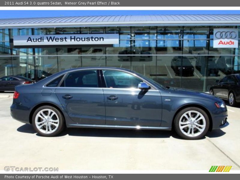 Meteor Grey Pearl Effect / Black 2011 Audi S4 3.0 quattro Sedan